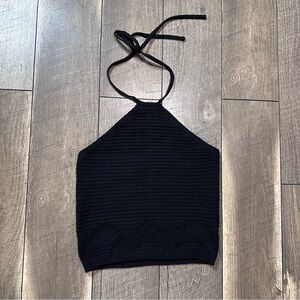 Becool Hi Neck Knit Tank Top